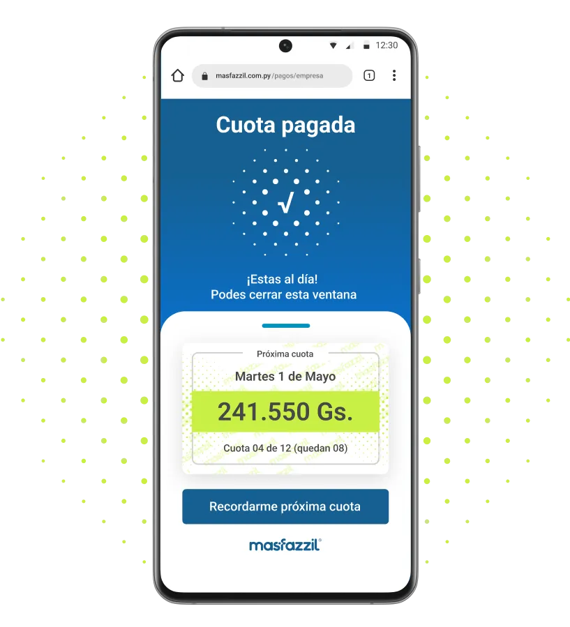 masfazzil app en un celular